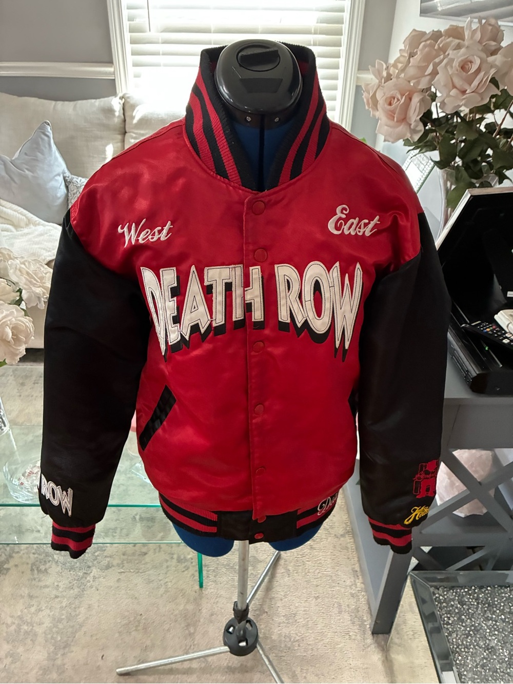 Death Row Records Red & Black Bomber Jacket
